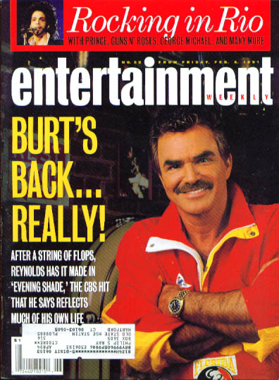 Image for Burt Reynolds Prince, etc: Ent Weekly 2/8/91