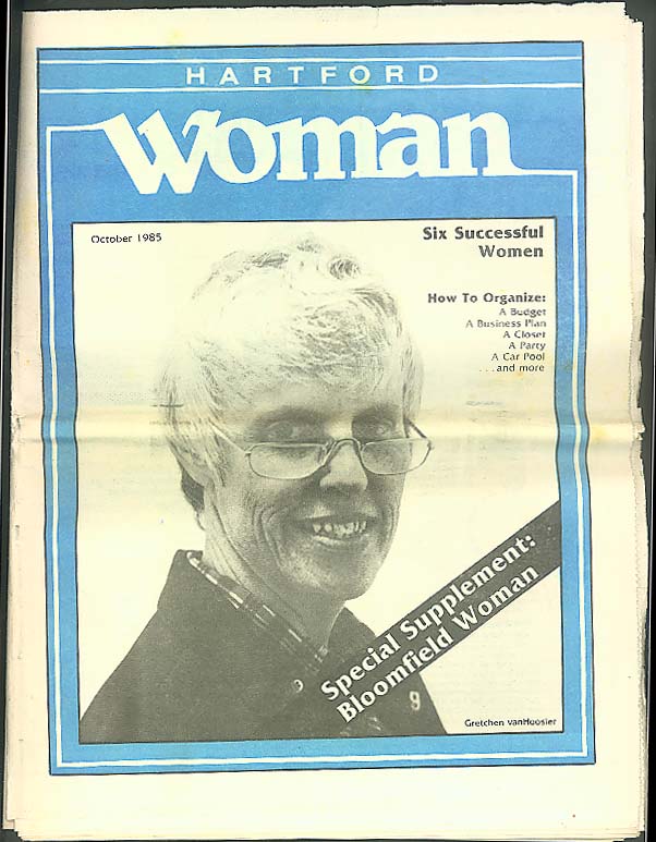 Image for Gretchen vanHoosier: Hartford Woman 10 1985 w/ Bloomfield Supplement CT