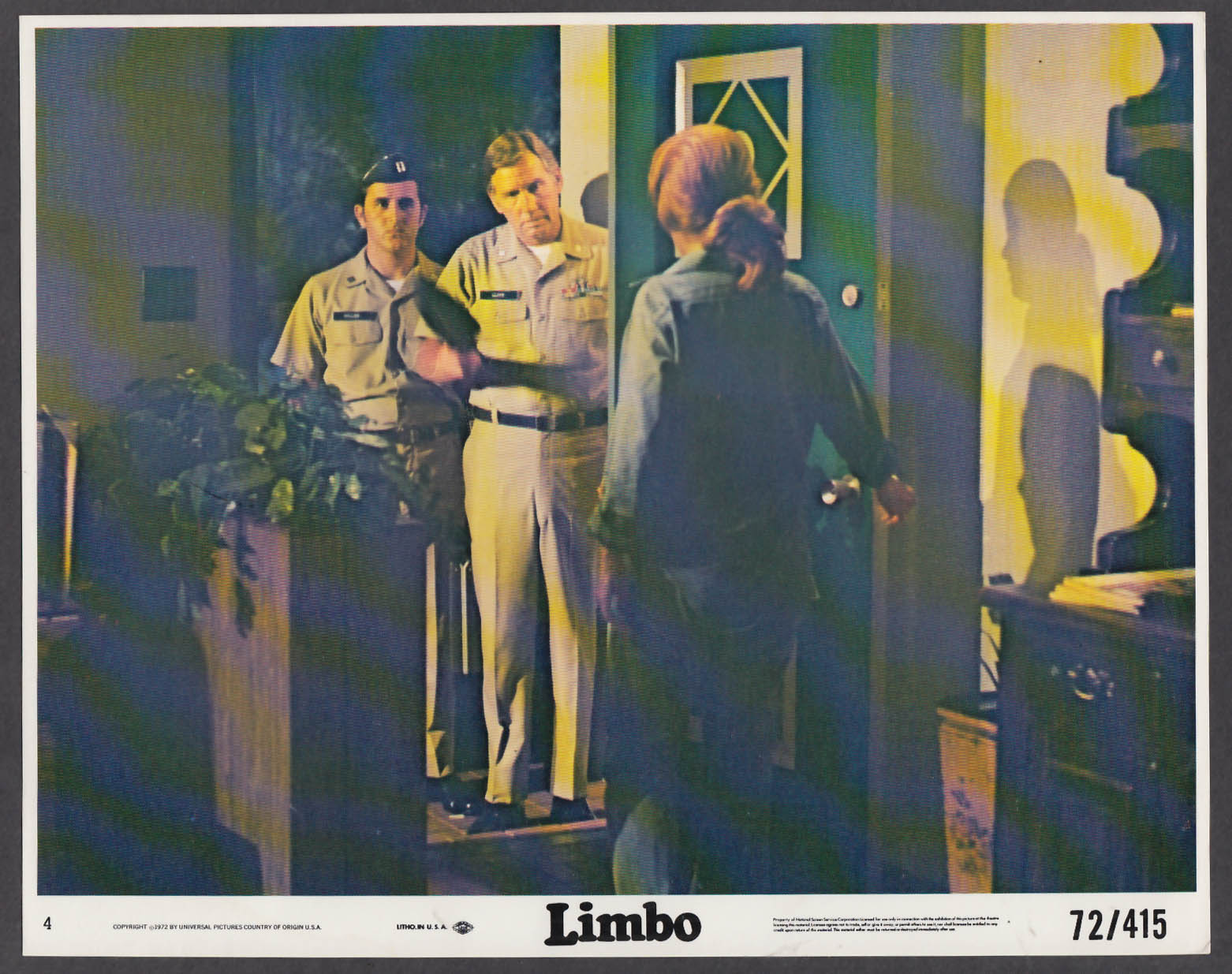 Image for Charles G Martin & Katherine Justice in Limbo 8x10 lobby card 1972