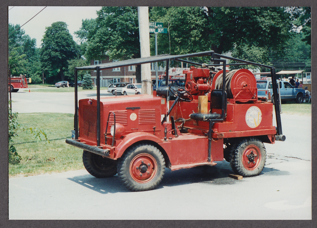 Image for Berkley MA FD Hose Reel Open Cab Truck fire truck photo