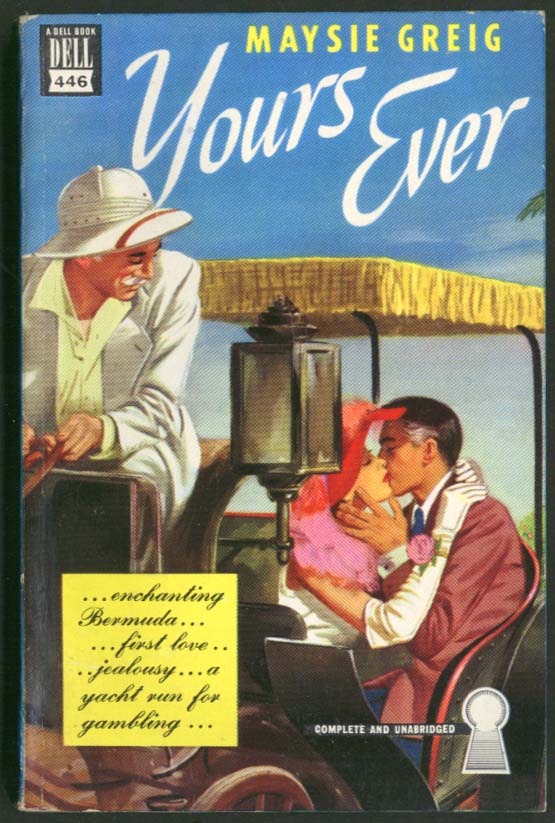 Image for Maysie Greig: Yours Ever Dell Mapback #446 smooching in carriage