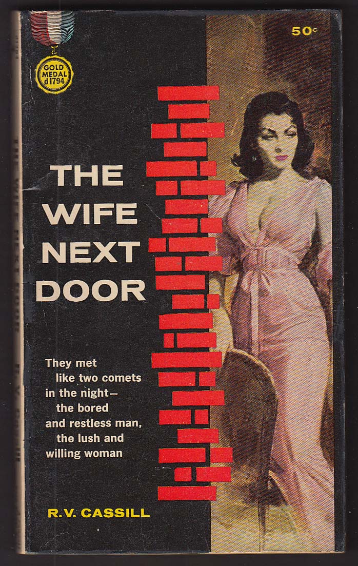 Image for R V Cassill: The Wife Next Door GGA PBO low cut pink dress bosoms