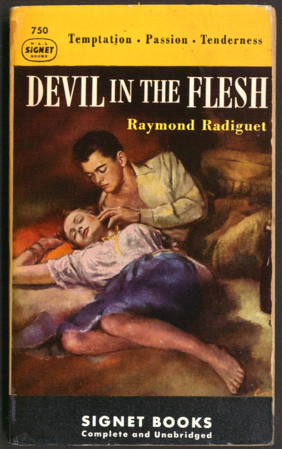 Image for Raymond Radiguet: Devil in the Flesh GGA pb couple in bed gams bottle