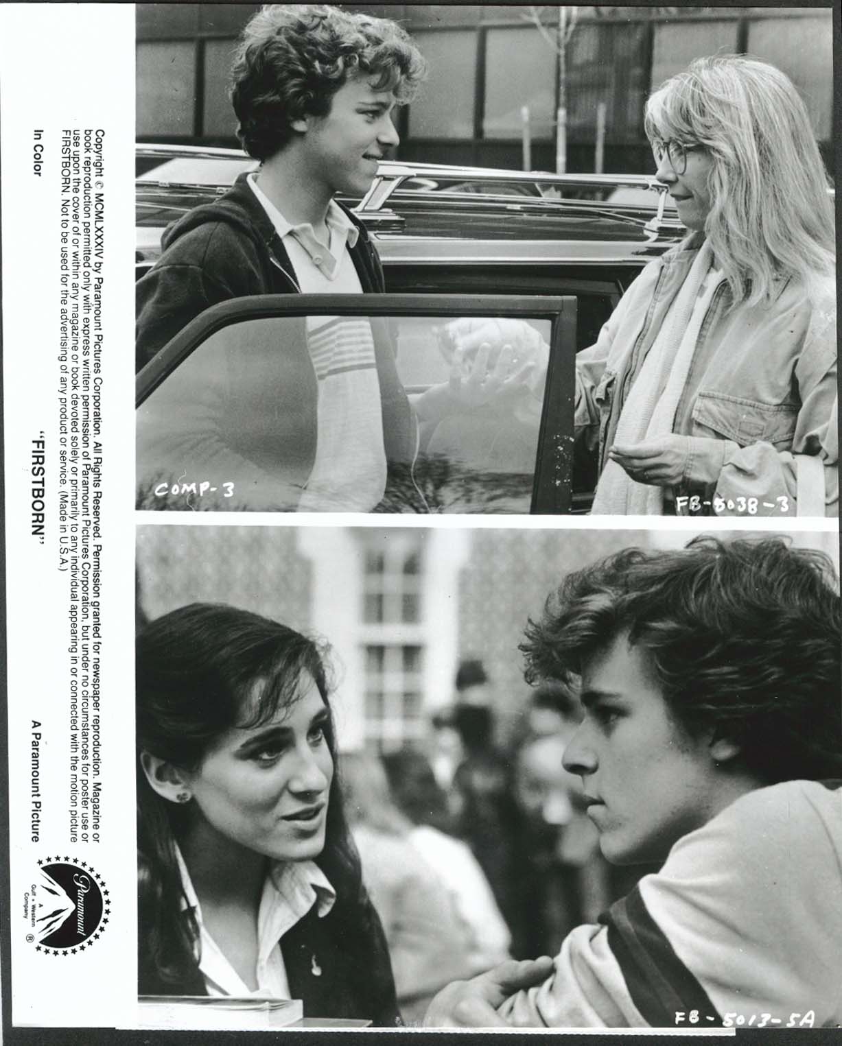 Image for Sarah Jessica Parker Teri Garr Christopher Collet 8x10 photograph 1984