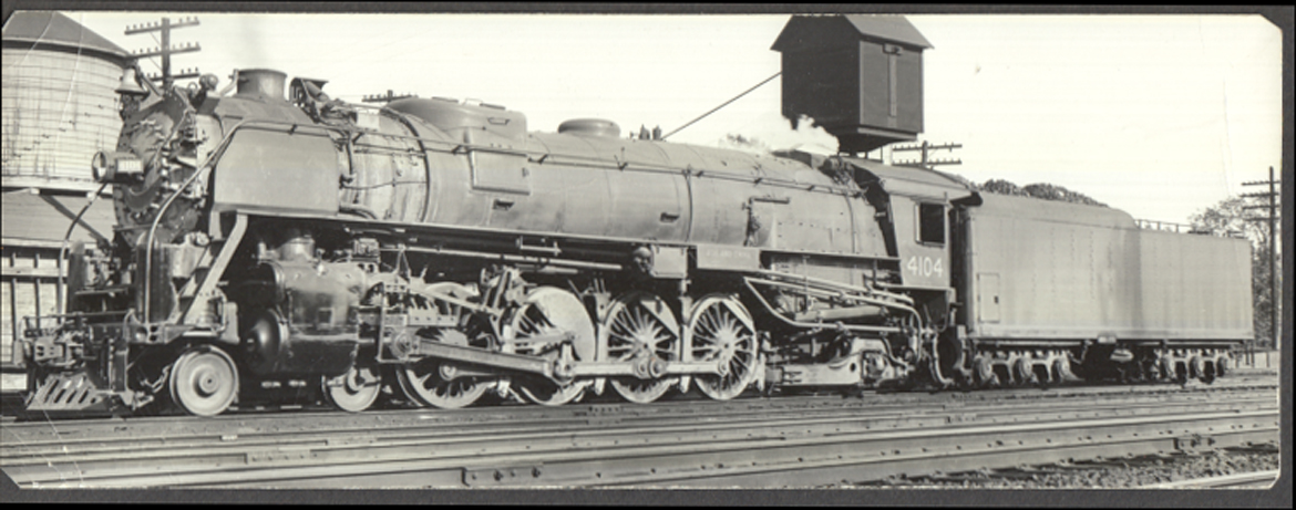 Image for Boston & Maine Bee & Emma R-1 4-8-2 Mountain Locomotive #4104 photo