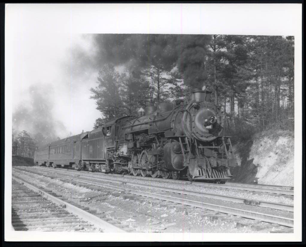 Image for Central of Georgia RR 4-8-2 South Wind detour at Weems GA photo 1948