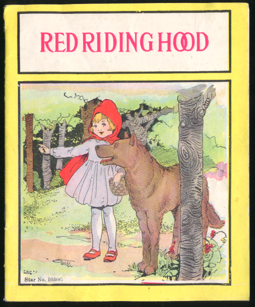 Image for Little Red Riding Hood children's booklet Star #1050G ca 1920