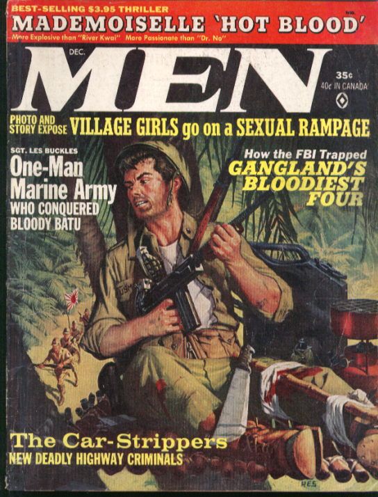 Image for USMC Sgt Lee Buckles on Batu Hitler's $2 Billion Treasure Sub to Rio MEN 12 1964