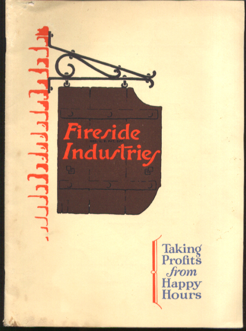 Image for Fireside Industries Work-at-Home Crafts brochure Adrian MI 1927
