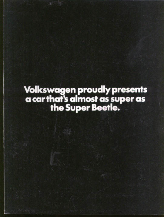 Image for Volkswagen presents the Beetle Almost as super as the Super Beetle folder 1970s