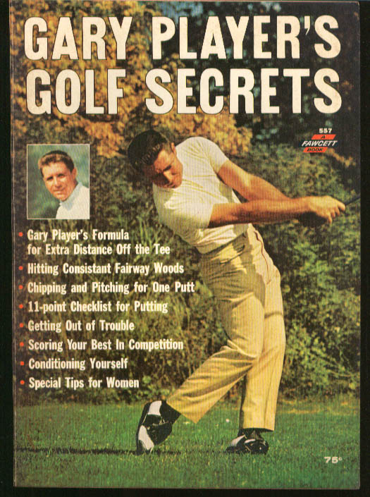 Image for Gary Player's Golf Secrets Fawcett #557 1962