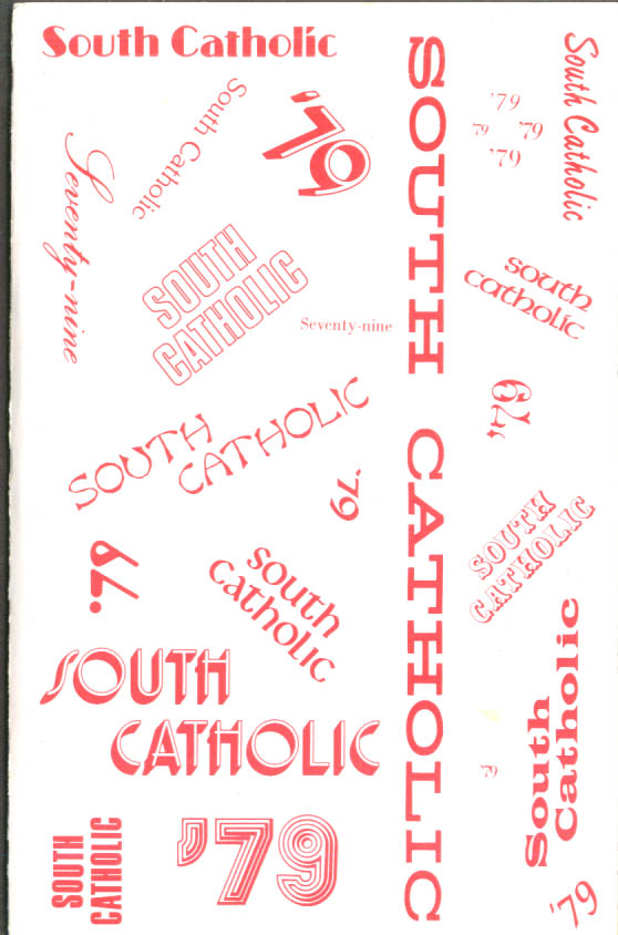 Image for South Catholic High School Graduation Program Hartford CT 1979