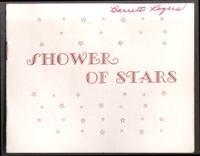 Image for New Concord High School Shower of Stars Football Banquet Program 1956 OH