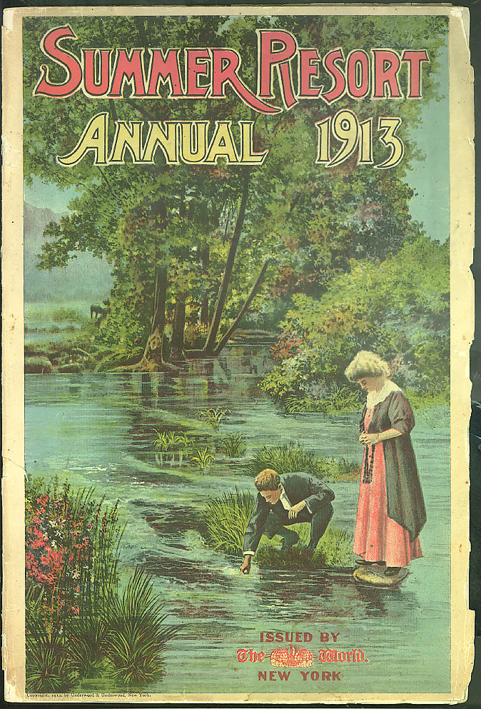 Image for New York World Summer Resort Annual 1913 Hamburg-American Panama Cruise ad