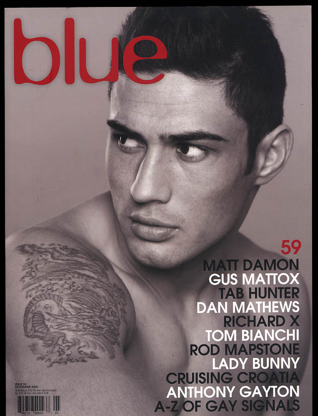 Image for NOT ONLY BLUE Gay male erotica #59 Matt Damon Tab Hunter Mattox Bianchi Mapstone