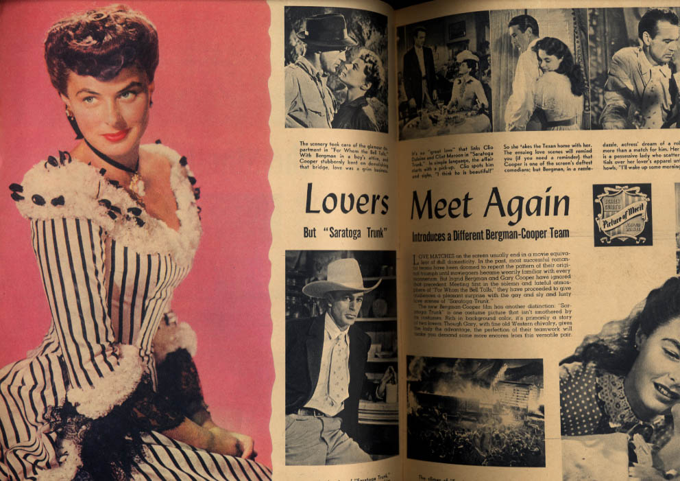 SCREEN GUIDE 8 1944 Bracken Dusty Anderson BergmanCooper Candy Jones