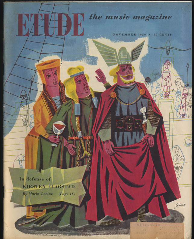 Image for ETUDE 11 1950 Kirsten Flagstad Quaintance Leith O'Connell on Conducting