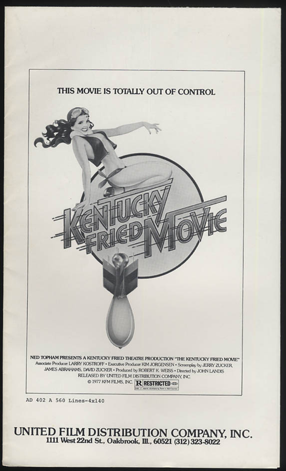 Image for Kentucky Fried Movie pressbook 1977 with Promo Book & Supplement