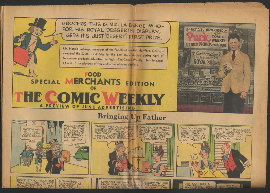 Image for Puck Comic Weekly comics 6 1940 Flash Gordon Rube Goldberg Mickey Mouse