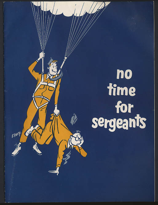 Image for No Time for Sergeants program 1955 Andy Griffith Don Knotts Roddy McDowall