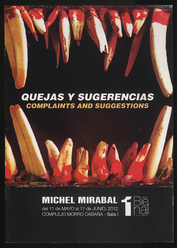 Image for Michel Mirabal Quejas y Sugerencias Complaints Suggestions art exhibit ctlg 2012