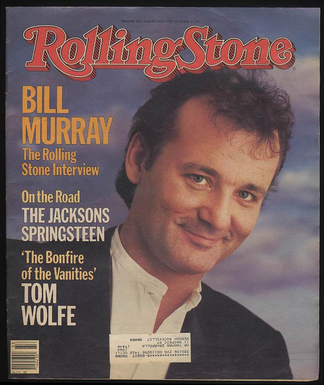Image for ROLLING STONE 8/16 1984 Bill Murray Jacksons Springsteen Tom Wolfe