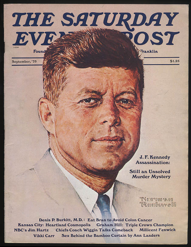 Image for SATURDAY EVENING POST 9 1975 JFK Graham Hill Vicki Carr KC MO Fenwick Rumsfeld