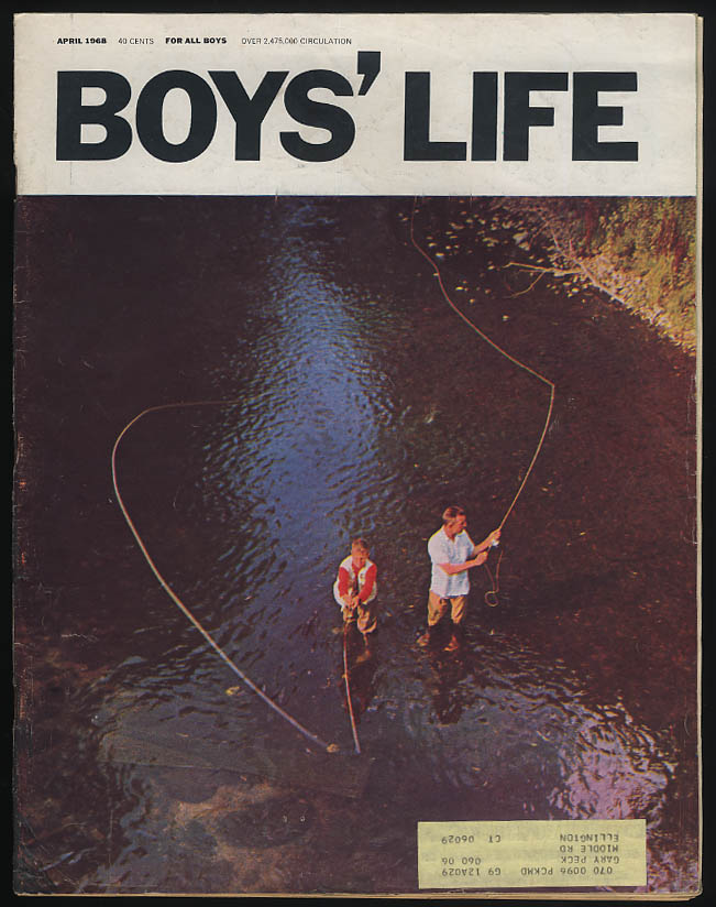Image for BOYS LIFE 4 1968 Swimmer George Blackburne aims for Olympics; Arthur C Clarke