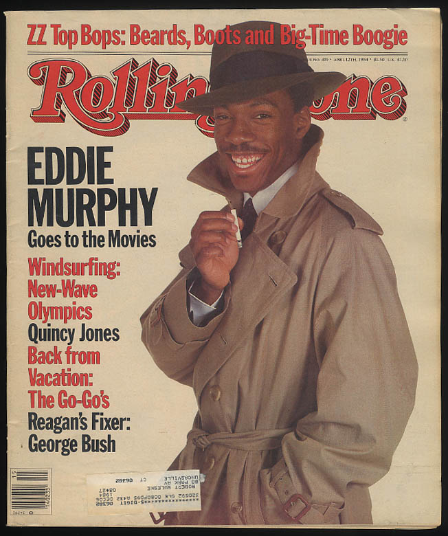 Image for ROLLING STONE 4/12 1984 ZZ Top Eddie Murphy Quincy Jones Windsurfing Go-Go's