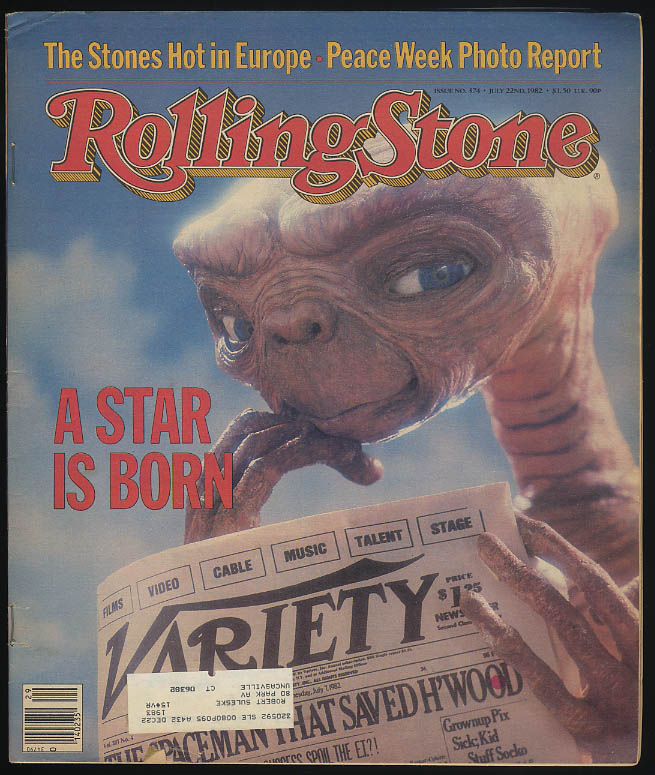 Image for ROLLING STONE 7/22 1982 ET Extra Terrestrial Stones Spielberg Lanford Wilson