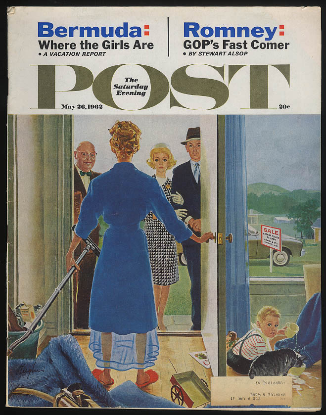Image for SATURDAY EVENING POST 5/26 1962 George Romney; Eddie Sachs; Benedictines