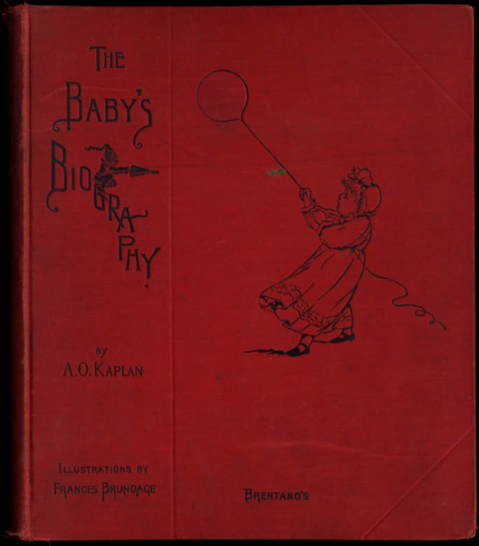 Image for Frances Brundage: Baby's Biography: Esther Margaret Langwill b. 7/24 1901