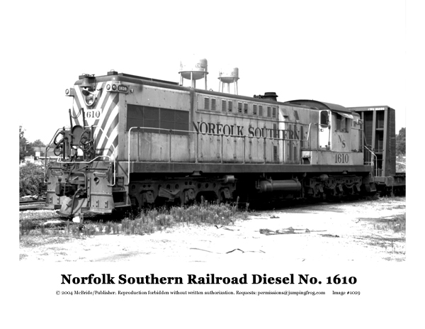 Image for Norfolk Southern RR Diesel #1610 8x10