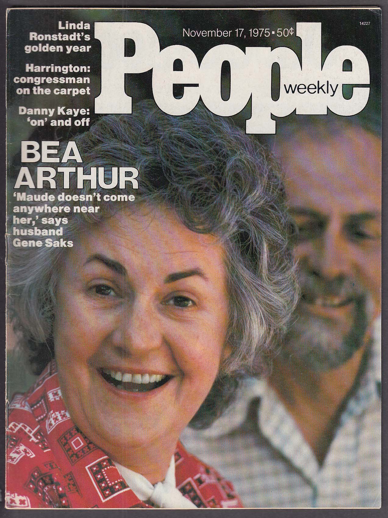 Image for PEOPLE Bea Arthur Linda Ronstadt Danny Kaye 11/17 1975