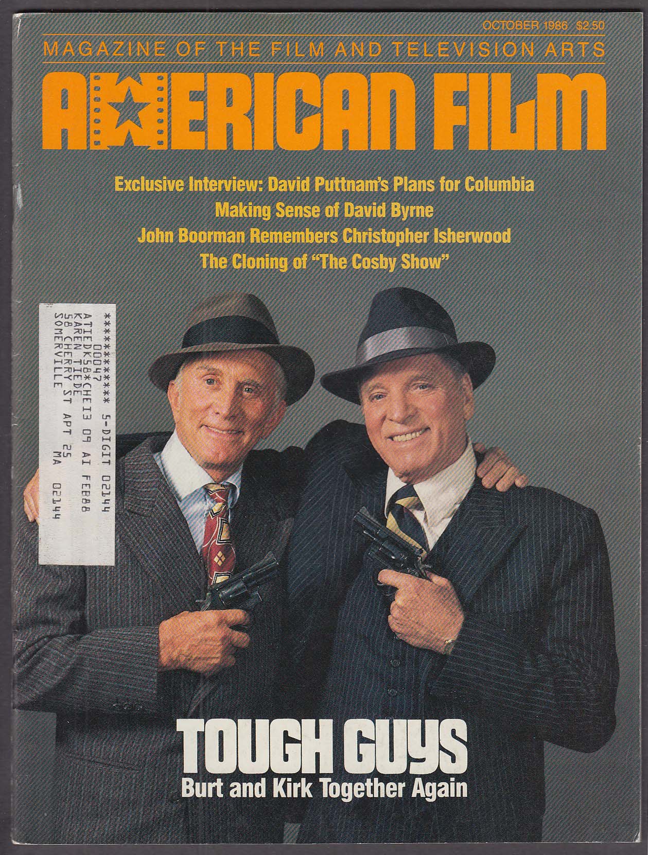 Image for AMERICAN FILM Kirk Douglas Burt Lancaster David Puttnam Jim Jarmusch ++ 10 1986