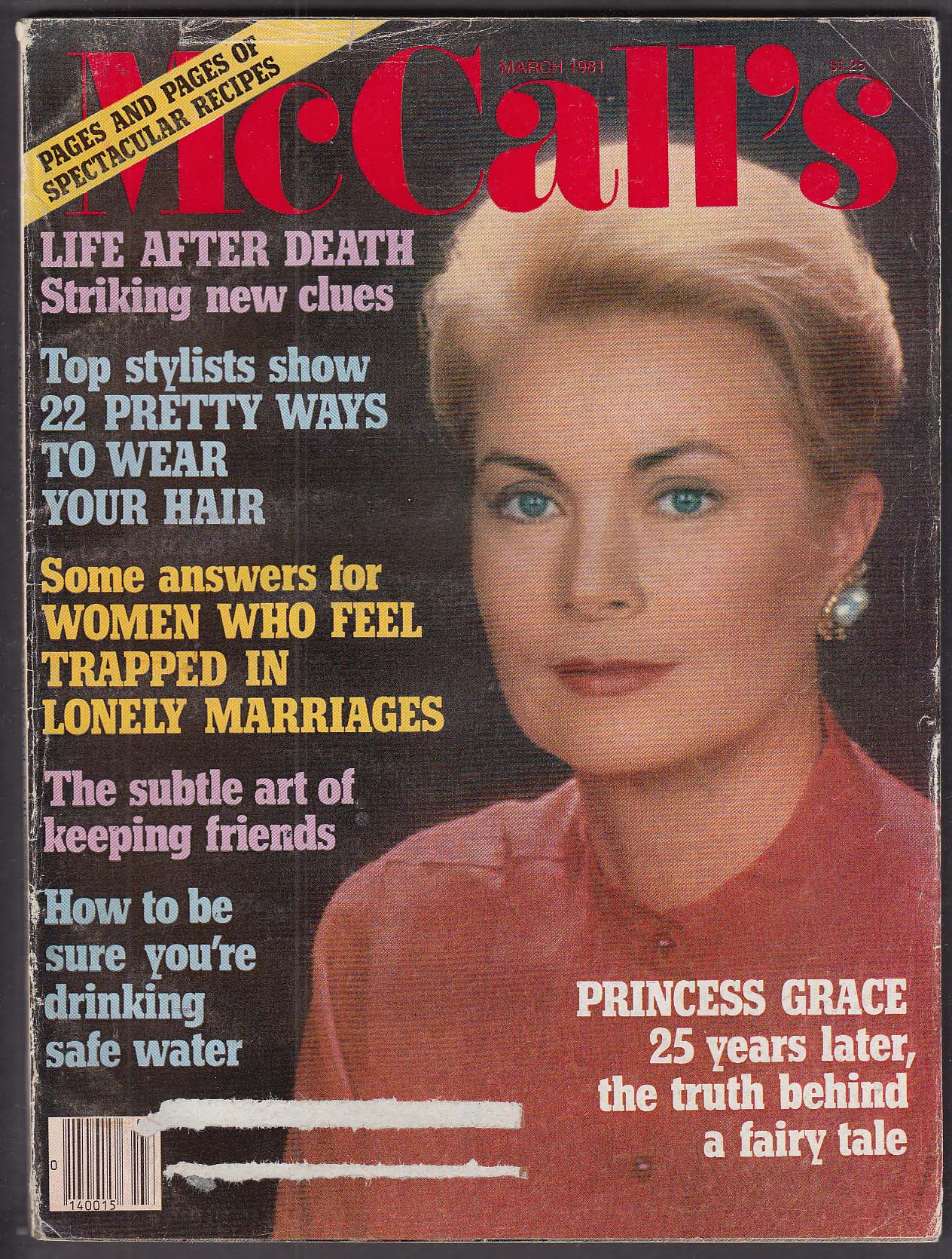 Image for McCALL'S Princess Grace Kelly; Life After Death? 3 1981