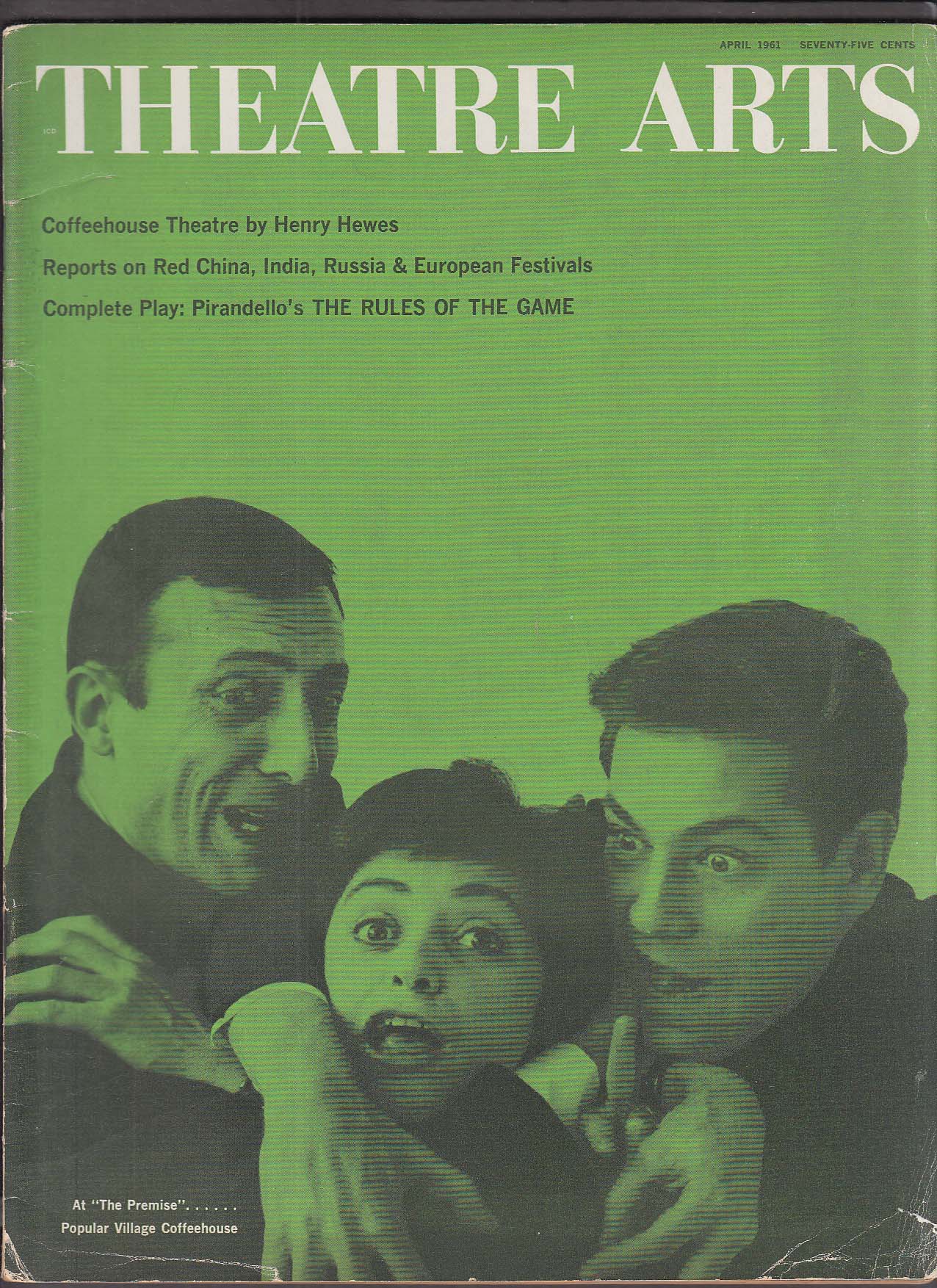 Image for THEATRE ARTS Pirandello Joan Darling George Segal ++ 4 1961