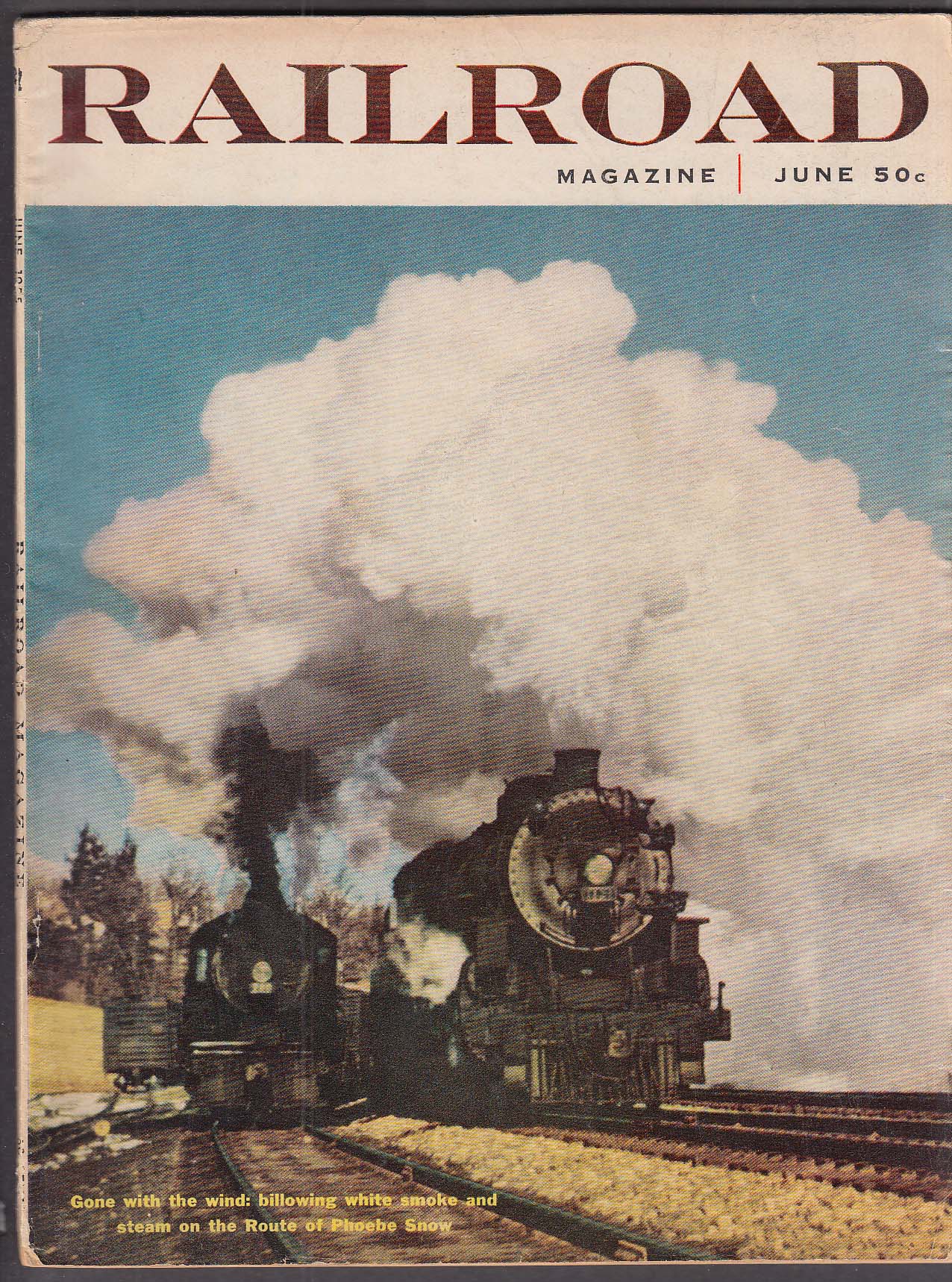 Image for RAILROAD Little red caboose Phoebe Snow 6 1955