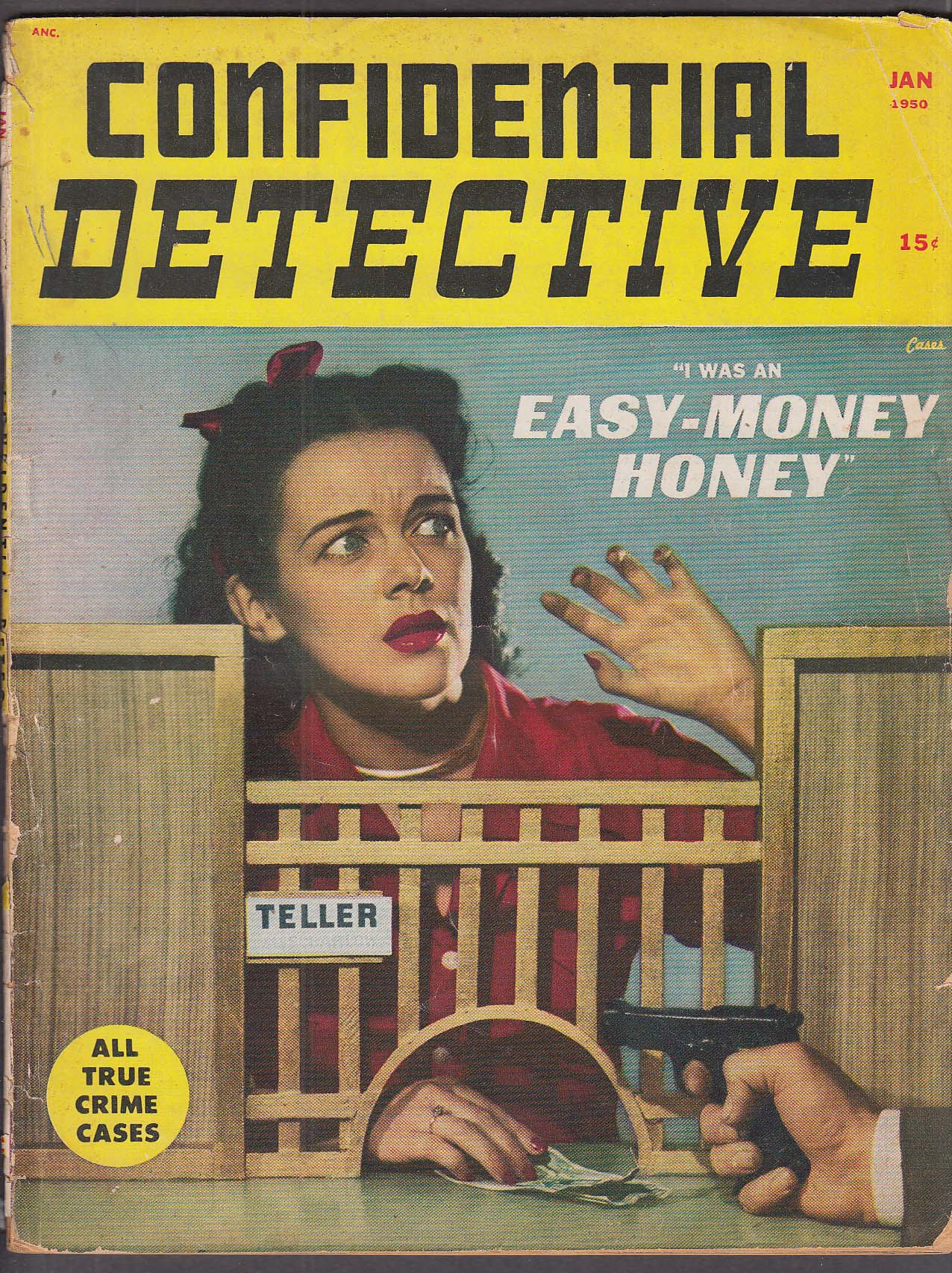Image for CONFIDENTIAL DETECTIVE Easy-Money Honey bank robbery 1 1950
