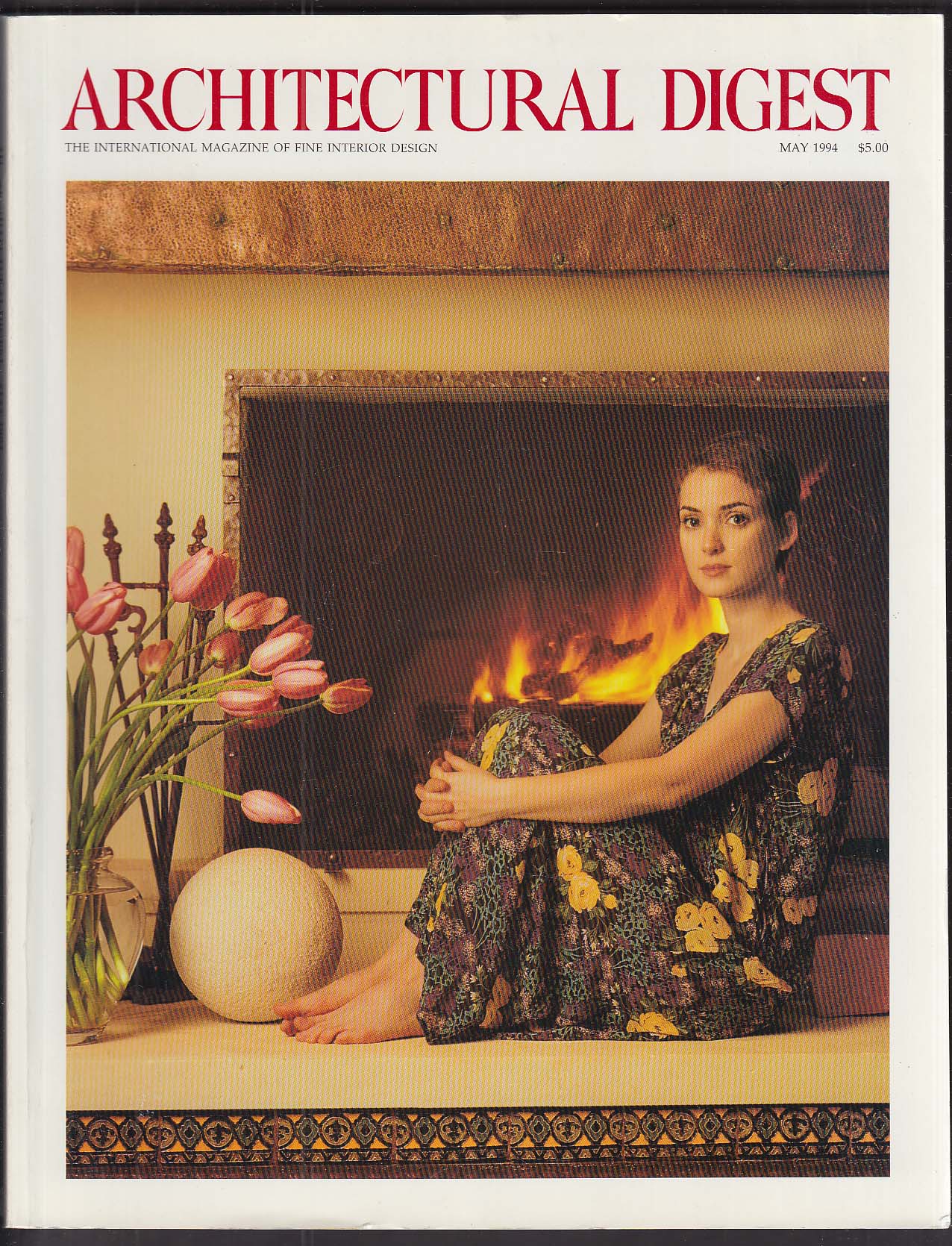 Image for ARCHITECTURAL DIGEST Winona Ryder Gustav Stickley ++ 5 1994
