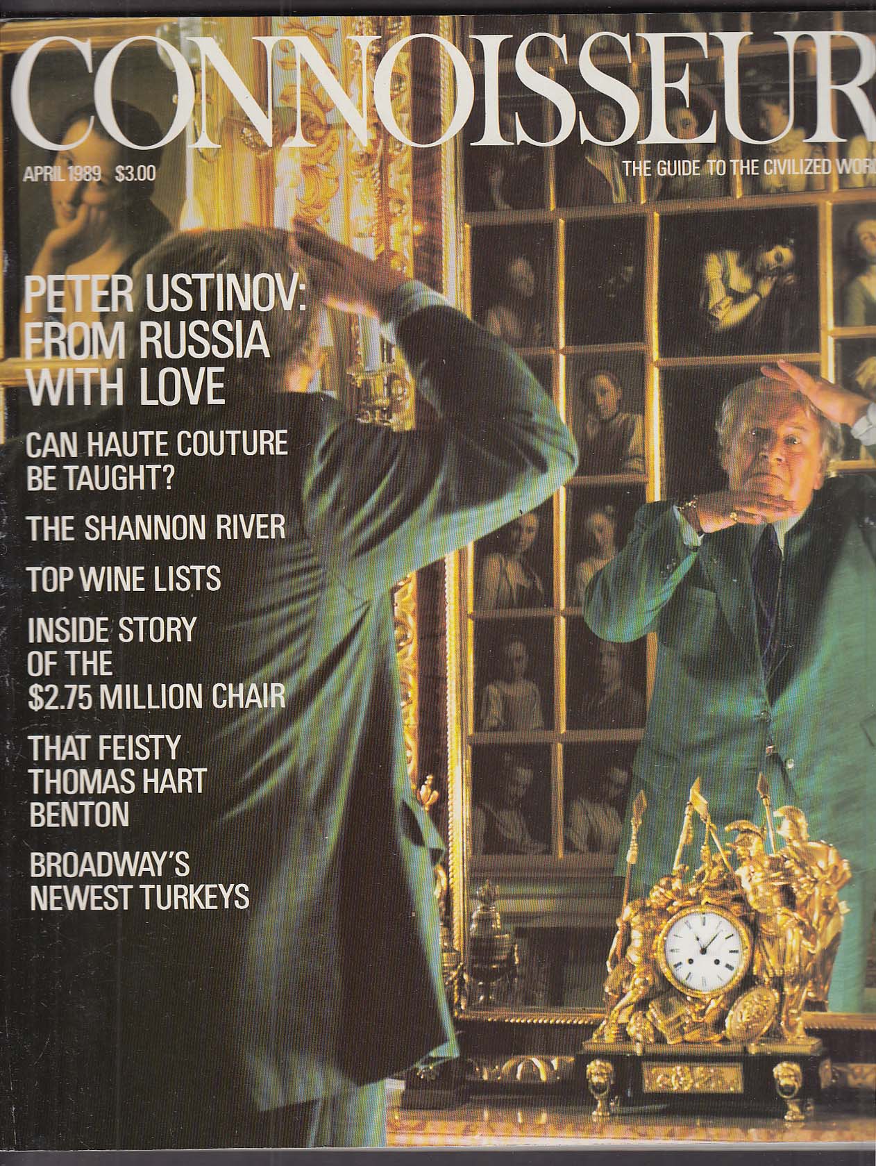 Image for CONNOISSEUR Peter Ustinov Hart Benton Thomas Hart Benton 4 1989
