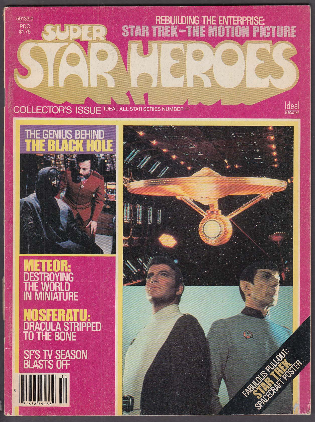 Image for SUPER STAR HEROES Star Trek Black Hole Nosferatu Meteor Buck Rogers 1 1980