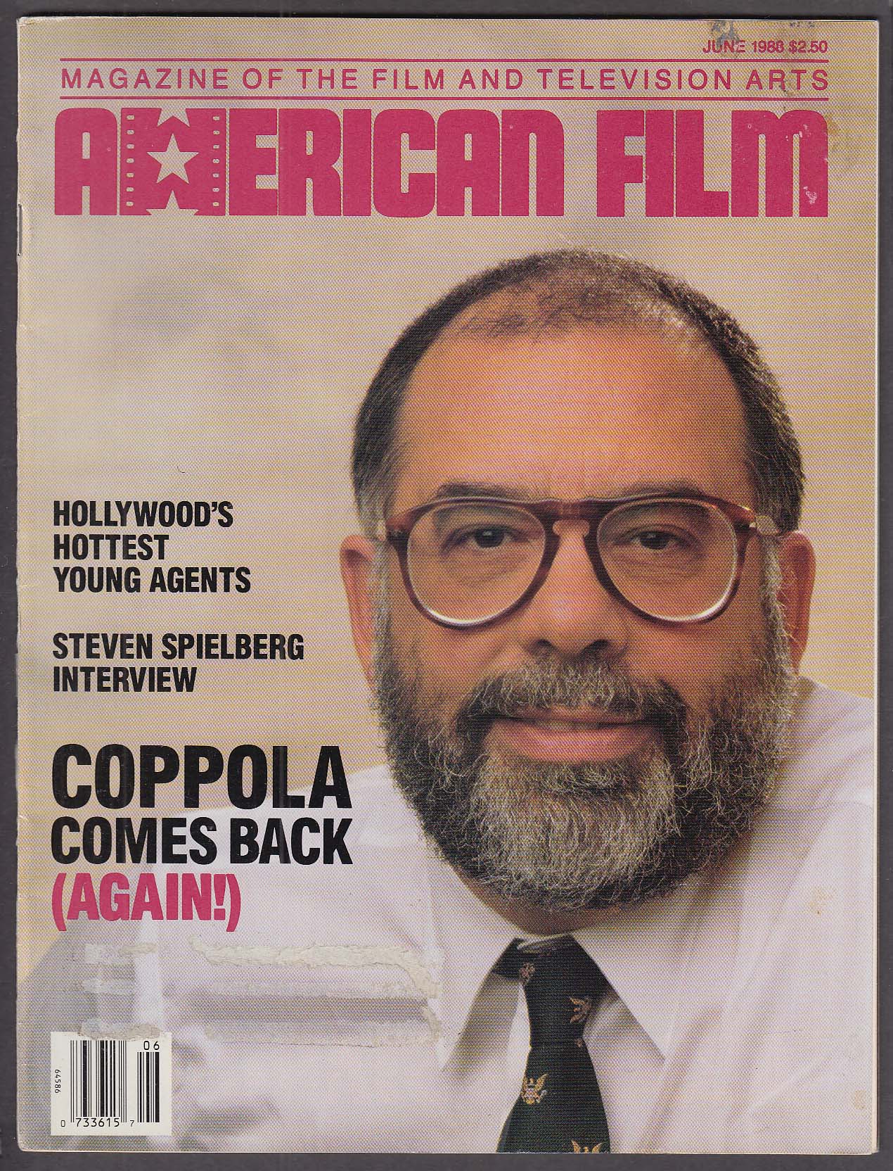 Image for AMERICAN FILM Francis Ford Coppola, Steven Spielberg interview 6 1988