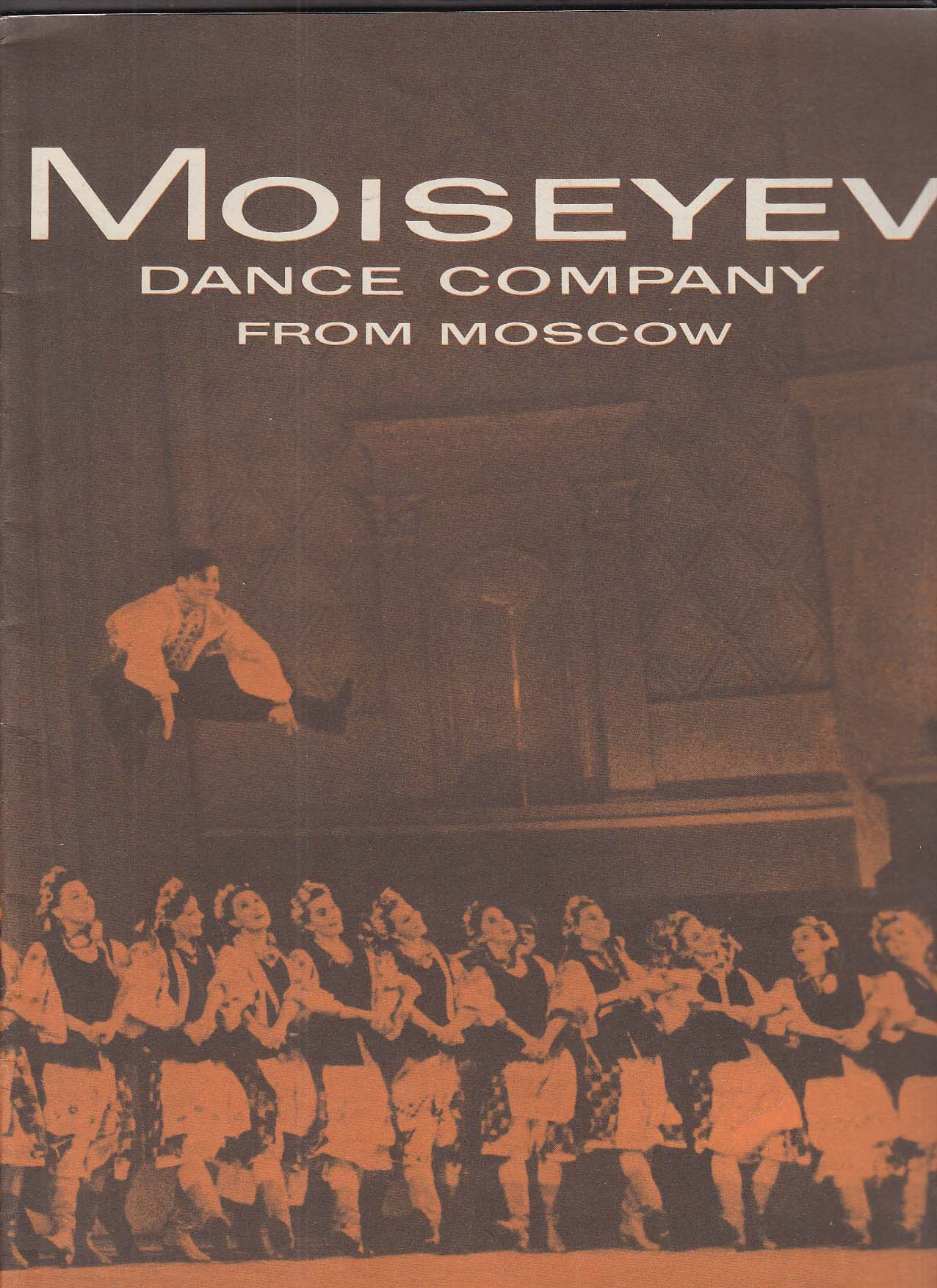 Image for 1958 Moiseyev Dance Company program