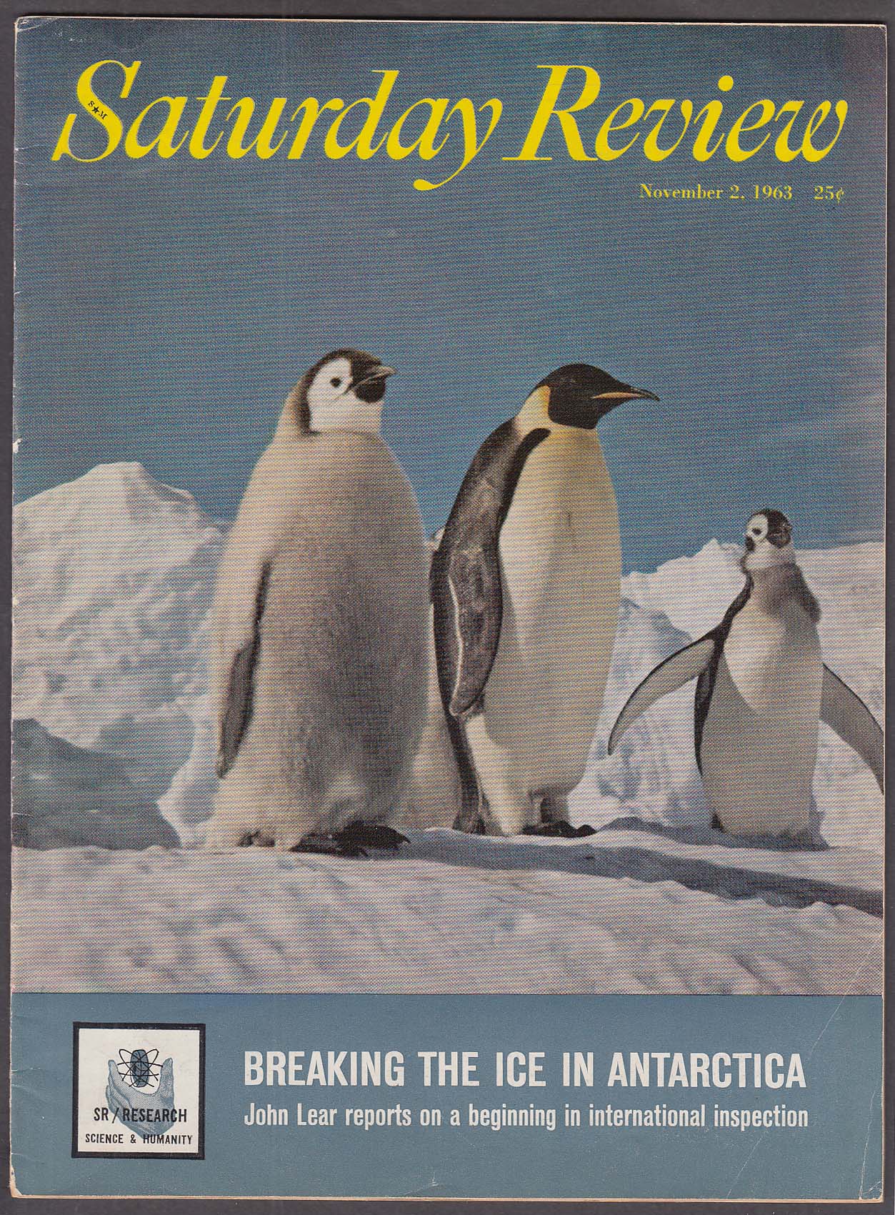 Image for SATURDAY REVIEW John Lear Intenational Inspection Antarctic penguins 11/2 1963