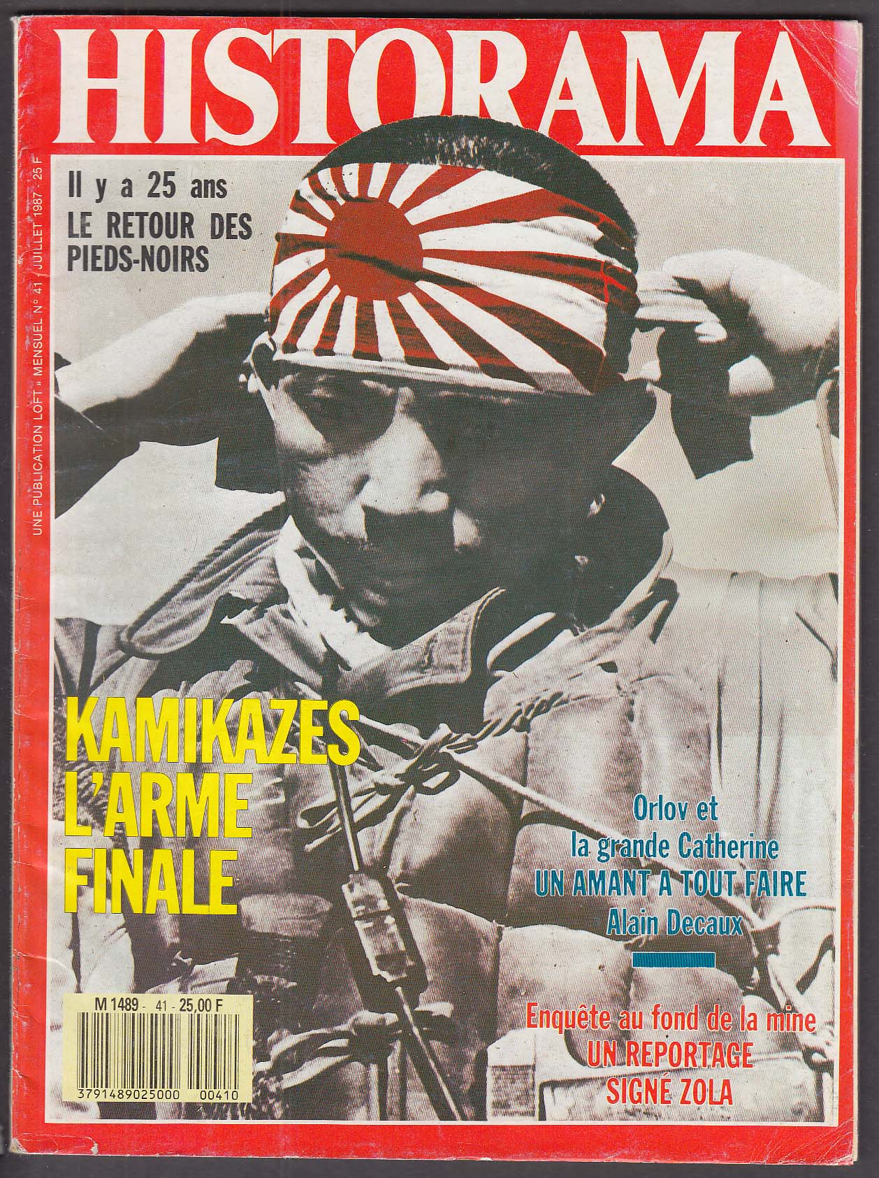 Image for HISTORAMA Japanese Kamikaze Pilots + French magazine 7 1987
