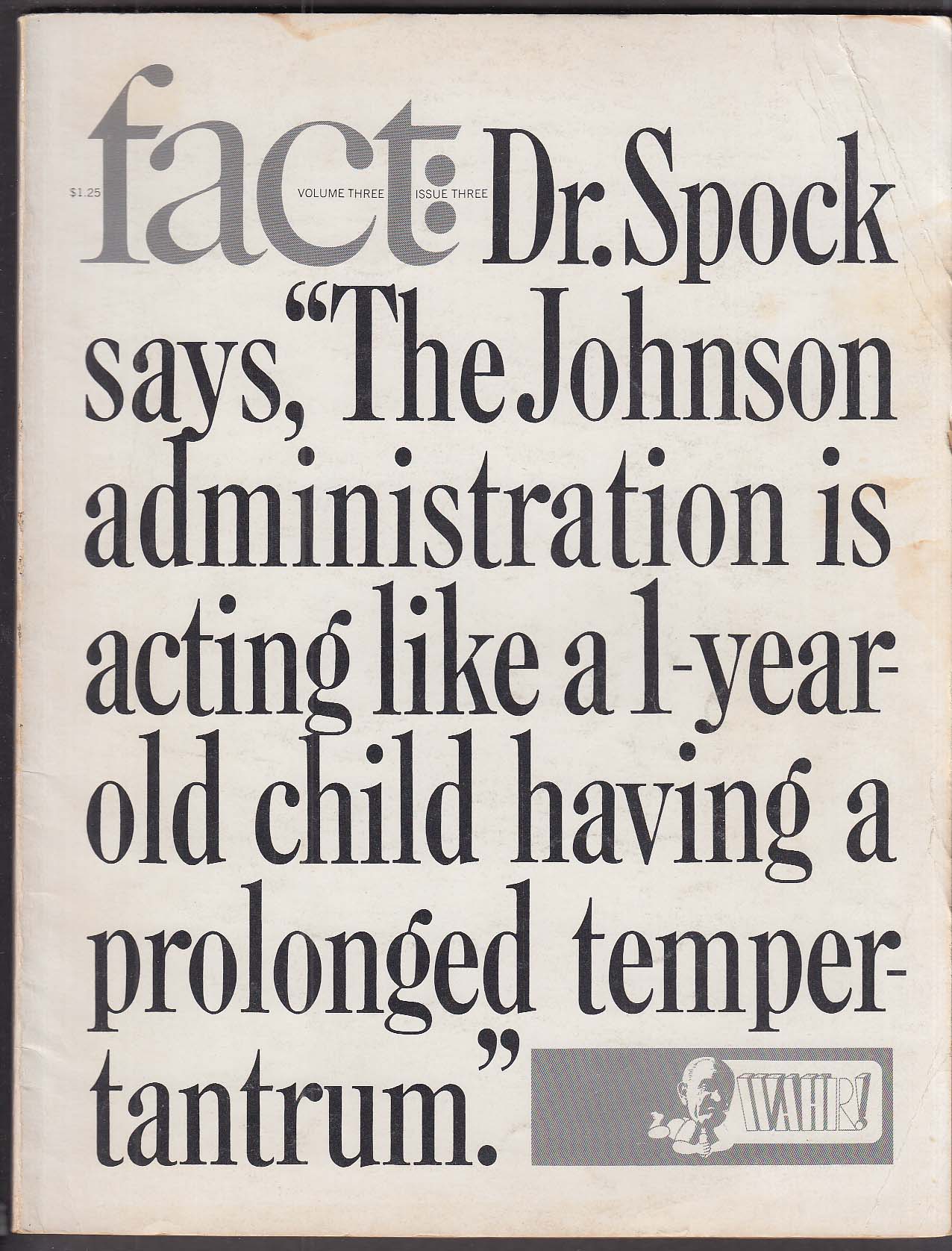 Image for FACT Dr. Spock on LBJ; Cold War; Sloan Wilson; Mary Hemingway 5 1966