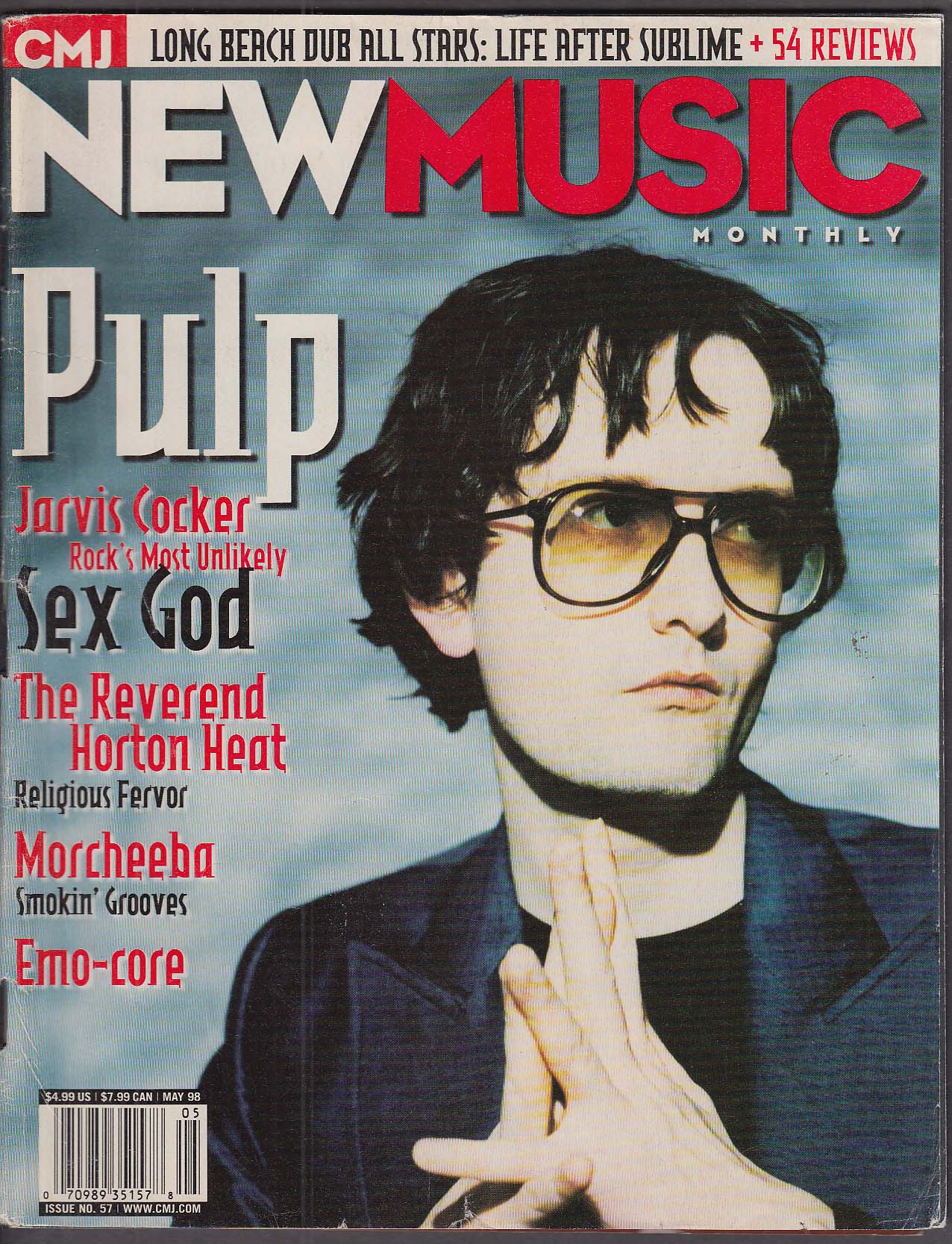 Image for NEW MUSIC Pulp, Jarvis Cocker Morcheeba Reverend Horton Heat 5 1998