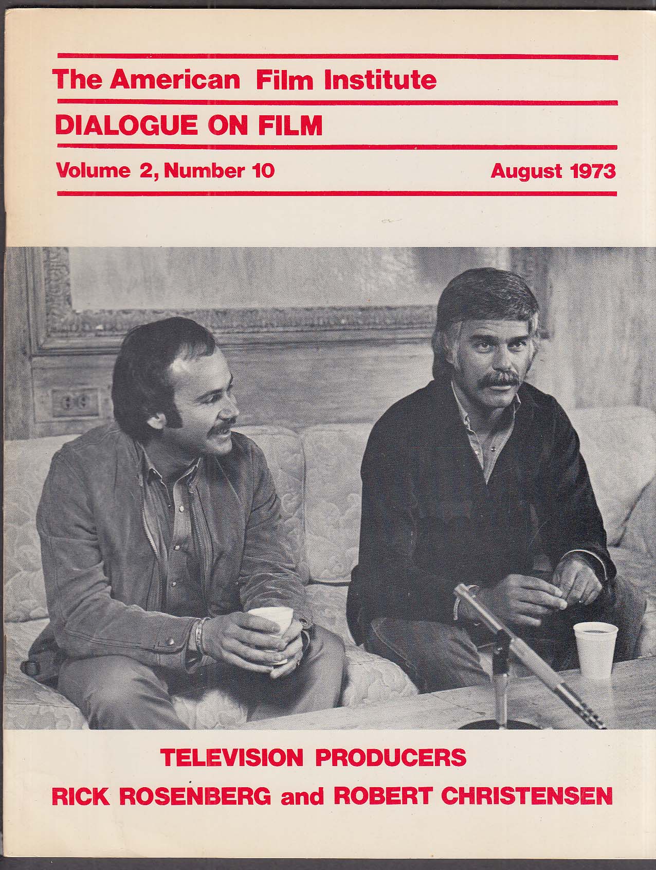 Image for DIALOGUE ON FILM Paul Mazursky Paul Morrissey American Film Institute 11 1974