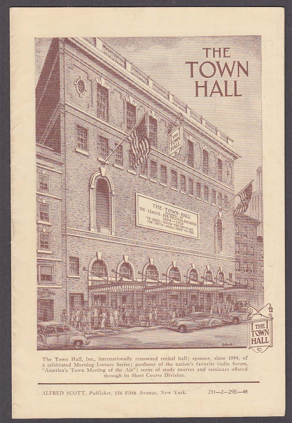 Image for Paginini Quartet: Town Hall program 2/29 1947